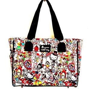 TOKIDOKI For Hello Kitty Zipper Tote Bag